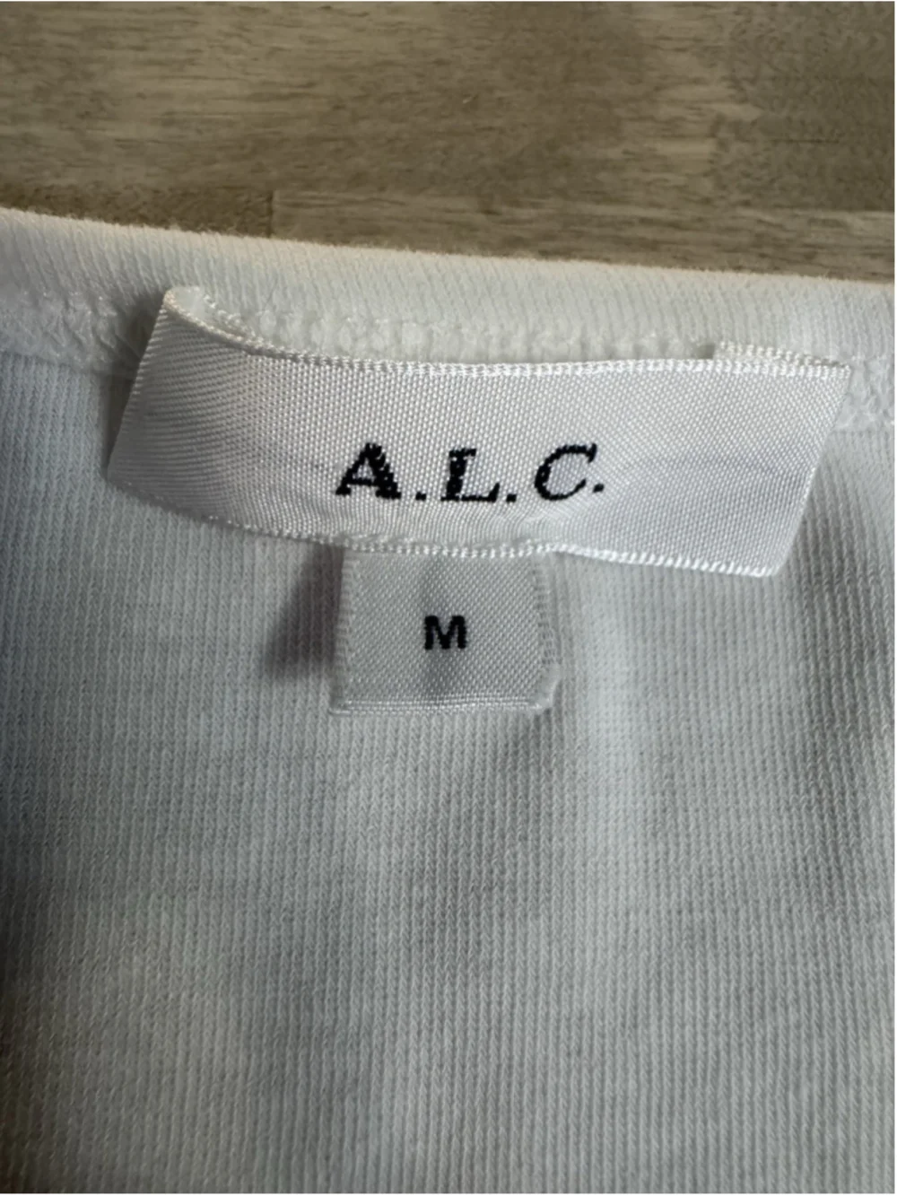 ALC Lucinda White Butterfly Flutter Sleeve Short Shirt Top Size Small